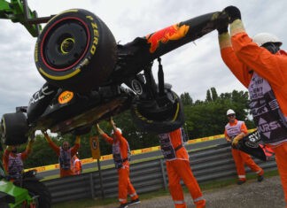 Los secretos revelados por Checo Pérez tras el choque del viernes en Hungría f1