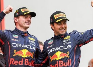 La paliza de Verstappen a Checo y la discusión con Lambiase f1