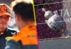 Verstappen pide a McLaren que le peguen el trofeo que le rompió Lando Norris f1