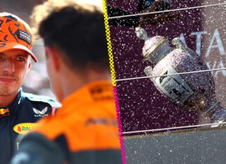 Verstappen pide a McLaren que le peguen el trofeo que le rompió Lando Norris f1
