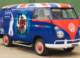 La Combi de VW inspirada en el grupo de rock inglés The Who vw