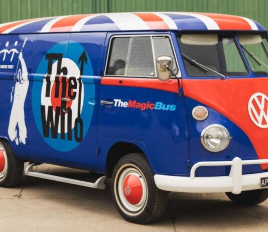 La Combi de VW inspirada en el grupo de rock inglés The Who vw