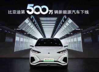 5 millones de carros híbridos y eléctricos producidos byd