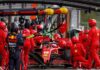 Una más de Ferrari: en la parada de Charles Leclerc no había neumáticos f1