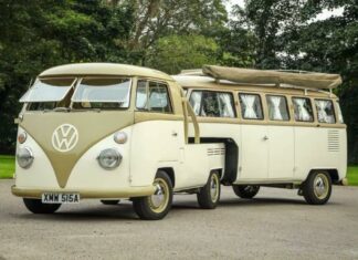 La Volkswagen Combi “dos en uno” existe y es una genial casa rodante vintage vocho