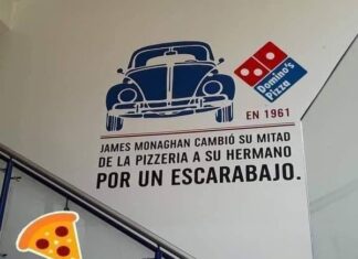 Pizza Hut y el Vocho hacen historia vocho