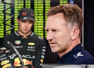 Christian Horner reconoce el esfuerzo de Checo Pérez en Singapur f1