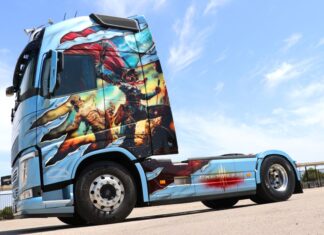 El Volvo FH 500 de Transnozal solo