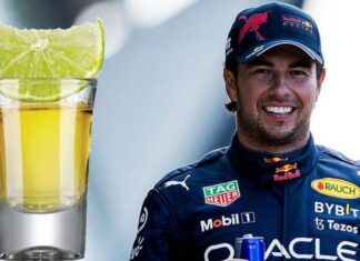 Checo Pérez se une a una conocida marca de Tequila en una competencia de velocidad f1