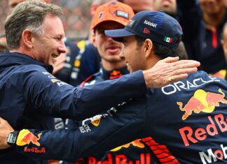 Christian Horner reconoce contribución de Checo Pérez al campeonato de Red Bull f1