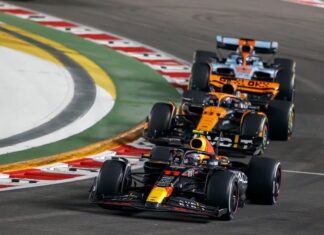 Sancionan a Checo Pérez por el choque con Albon f1