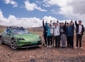 Nuevo récord de altitud para el Porsche Taycan Cross Turismo porsche