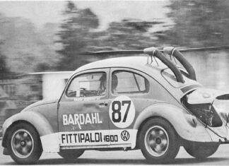 El vocho de carreras del legendario Emerson Fittipaldi