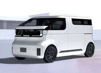 Toyota lanzó una minivan eléctrica que cambia de tamaño según se necesite