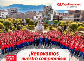 CAJA HUANCAYO CELEBRA SU CERTIFICACIÓN GREAT PLACE TO WORK™ POR SEGUNDO AÑO CONSECUTIVO caja