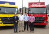 Divemotor entrega una flota de 99 camiones Mercedes-Benz Arca a Continental en Perú m,eche