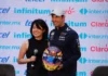 Checo Pérez presentó el casco para el GP de México