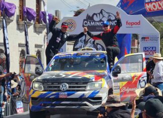 Álvaro “Cheto” Silva y José Carlos Vallejo lograron posicionarse como líderes en la categoría T1 en el Rally Caminos del Inca 2023