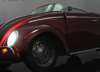 The Bugster Coupé, vocho clásico transformado a convertible