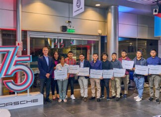 Porsche y TECHO se unen para capacitar a jóvenes en programa de mecánica automotriz