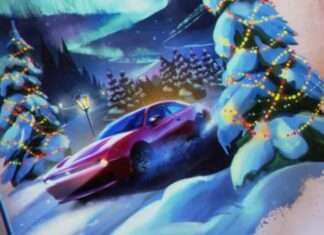 El nuevo Dodge Charger Daytona SRT aparece por primera vez, en acción y vestido de Navidad