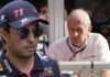 Helmut Marko: No critiquen a Sergio Pérez: «Simplemente tiene mala suerte»