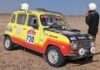Un Renault 4 de 1980 que antes era una patrulla, está corriendo el Rally Dakar 2024