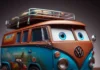La Combi ideal para la nueva película de Cars, según la Inteligencia Artificial