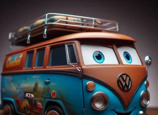 La Combi ideal para la nueva película de Cars, según la Inteligencia Artificial