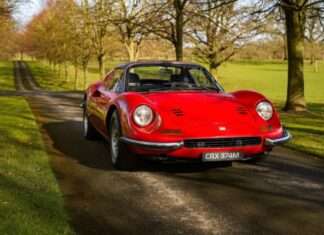 Saldrá a subasta la Ferrari 246 Dino GTS del manager de Led Zeppelin