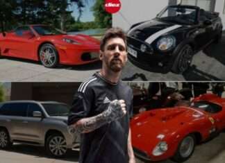 Los Autos de Messi: los favoritos de un goleador