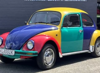 VW Escarabajo tuvo una edición “Arlequín”, y este ejemplar sobrevivió intacto