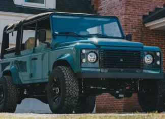 Tres autos en uno: con partes de Defender, Jeep y GM