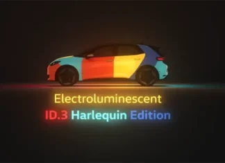 Volkswagen ID.3 estrena pintura Harlequin que se ilumina
