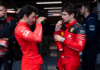 Ferrari ve a Sainz y Leclerc luchando contra Max Verstappen