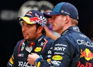 Verstappen: Checo me hizo un rasguño