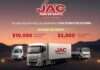 JAC Camiones anuncia JAC Days con grandes descuentos