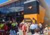 Alarma por el Incendio en el hospitality de McLaren