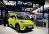 BYD compró 20% de su distribuidor de carros eléctricos en Tailandia