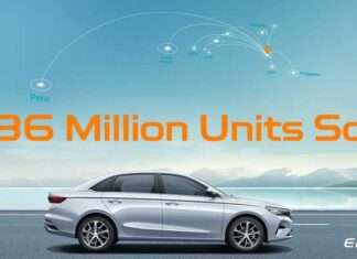 Geely vende 3.86 millones de modelos Emgrand