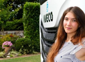 Mujer camionera: Sandra Cereceda, juventud, divino tesoro