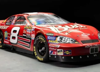 Chevrolet Monte Carlo 2006, una estrella de NASCAR, salió a subasta