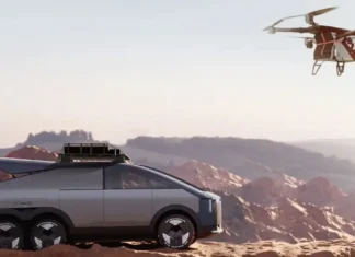 La rival china de Tesla Cybertruck: trae tracción 6×6 y hasta dron propio