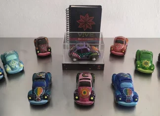 Colección de piezas de artesanía, inspiradas en nuestro auto favorito