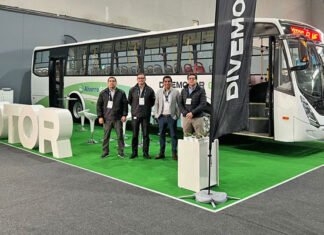 Divemotor lanza el bus a GNV para el transporte urbano de Lima