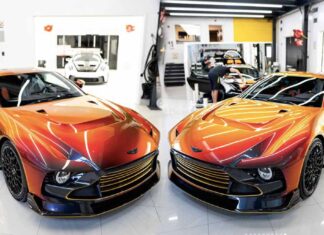 Aston Martin Valour tiene una pintura que cambia de color