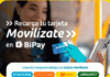 Recarga tu tarjeta Movilízate al instante desde tu billetera digital BiPay