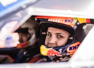 Laia Sanz, en su 15º Dakar