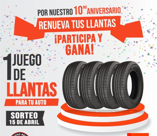 PARTICIPA Y GANA DE UN JUEGO DE LLANTAS