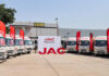 JAC camiones entregó 25 camiones JAC D300 VIP a Grupo Jiménez